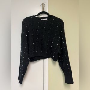Zara long sleeve crew neck sweater